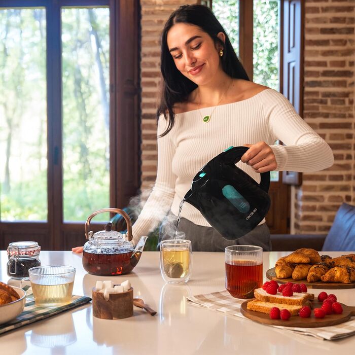 Електричний чайник Cecotec Thermosense 140 Black – 1 л, 2200 Вт, антинакипний фільтр, без BPA