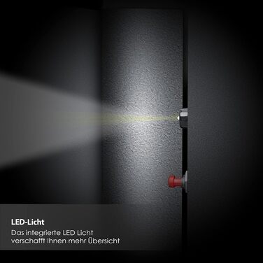 KESSER® Електронний сейф | 38x30x30 см | з батарейним відсіком | Вбудоване освітлення | Сейф для підлоги та стіни | Меблевий сейф | Сріблястий