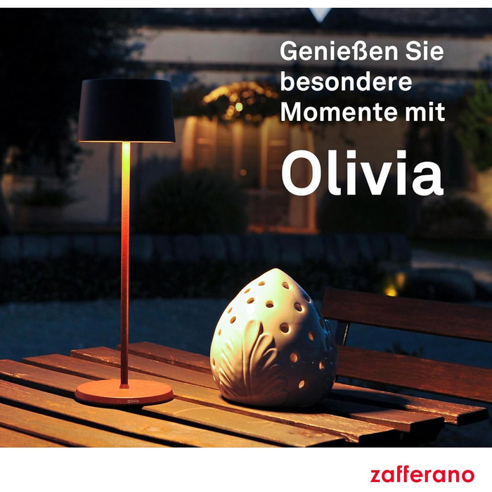 LED-лампа Zafferano Dimmable, IP65, для внутрішнього/зовнішнього використання, Micro-USB, 35.5 см, білий штекер EU