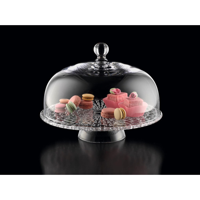 Nachtmann Tortenplatte Bossa Nova Ø 32 см, кришталеве скло, 99528 | Kuchenplatte з кришкою