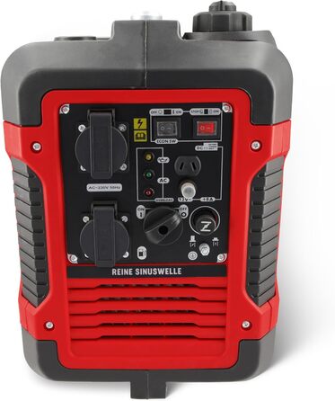 Генератор STIER SNS-190 Premium: бензиновий інверторний генератор, 4 л, 6 годин роботи, тихий (59 дБ), 4-тактний двигун, датчик масла, Eco-режим