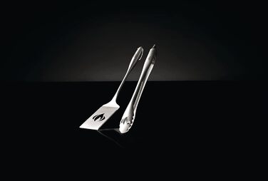 Набір інструментів для гриля Napoleon 70033 - PRO з нержавіючої сталі (2 шт.) - Преміум якість, з ручками, з затискачем та шпателем