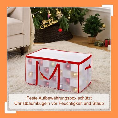 Коробка для зберігання новорічних кулі