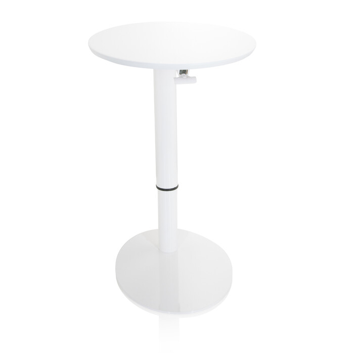 Столик приставний STAND III, овальний, білий, 65 x 50 см, hjh OFFICE