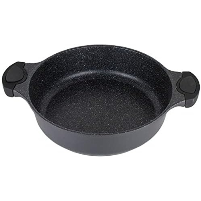 Тажин агадірський, 32 см, кераміка, чорний - для приготування марокканських страв