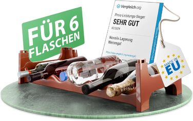 Стеллаж для пляшок Novaliv на 24 пляшки, розширюваний, стекуваний, органайзер для напоїв, полиця для води, вино, напоїв, для дому