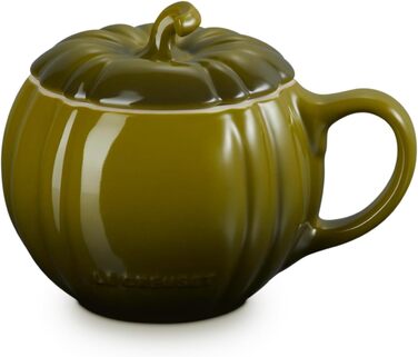 Кружка Le Creuset з кришкою, 400 мл, оливковий зелений (Leaf It To Me)