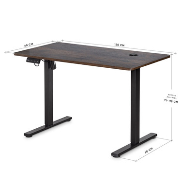Стіл Mealux PowerDesk Energy Antique з електрорегулюванням висоти (арт. EVO-201 Energy A/B)