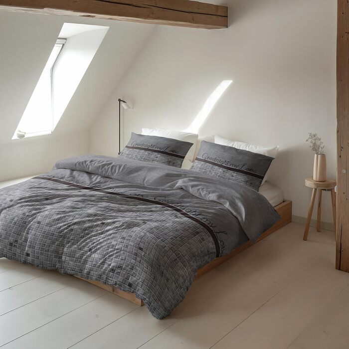 Комплект постільної білизни Sleeptime 3-частинний 200x200 см - 