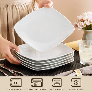 Серія Julia, набір посуду на 12 персон, порцеляновий набір посуду, столовий сервіз з тарілкою, десертна тарілка, супова тарілка, кавові чашки, блюдця 12 шт (6 шт., обідня тарілка)