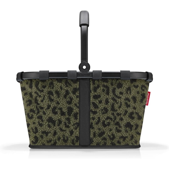 Сумка-шопер Reisenthel Carry Bag Teddy Leo Olive – містка та водонепроникна, з внутрішньою кишенею