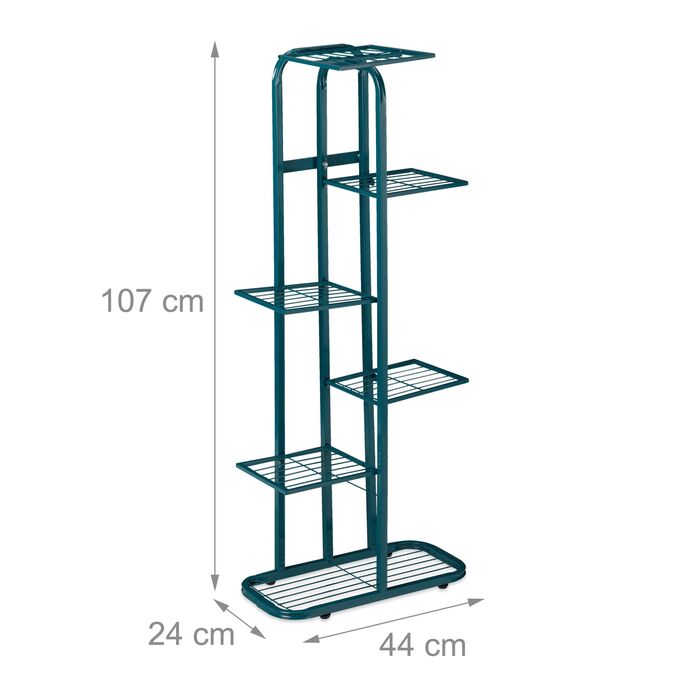 Сходинка для квітів Relaxdays з металу, 6 ярусів
