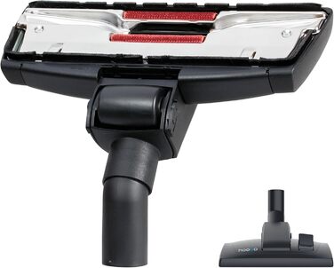 Пилсос Hoogo B3+ з мішком | Пилсос для підлоги | Потужний, з HEPA-фільтром, 850 Вт, радіус дії 11 м, тихий (74 дБ), об'єм пилозбірника 3 л, з набором насадок, білий, з кабелем