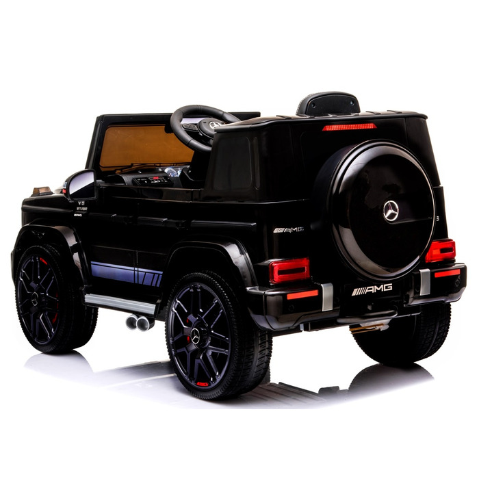 Дитячий електромобіль Mercedes G63 з шкіряним сидінням та пультом керування