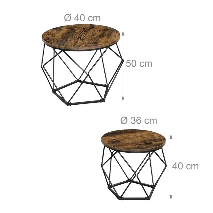 Набір журнальних столиків Relaxdays