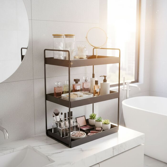 Спеція-органайзер Relaxdays, металева, 3 яруси