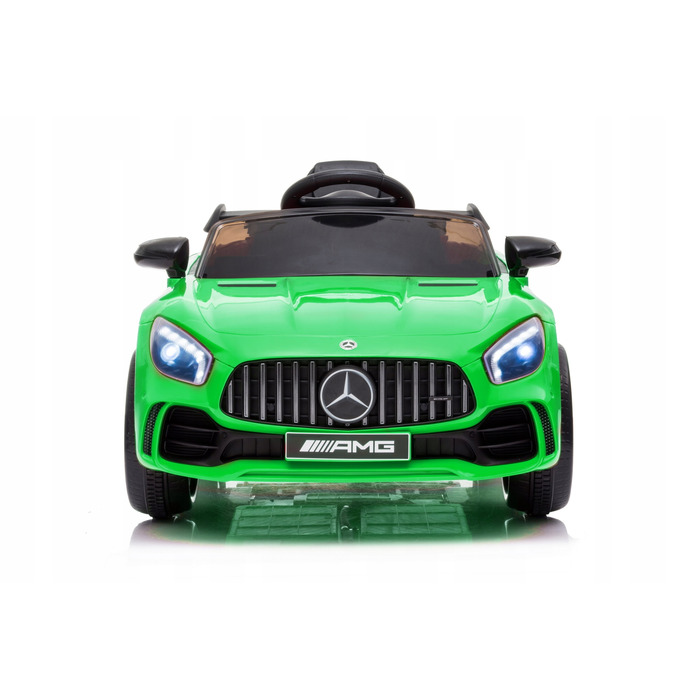 Дитячий електромобіль Mercedes AMG GTR зі шкіряним салоном, EVA