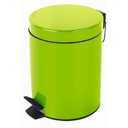 Косметичне відро Spirella Сідней Вайс відро для сміття Педаль відро для сміття-5 літрів-зі знімним внутрішнім відром (зелений)
