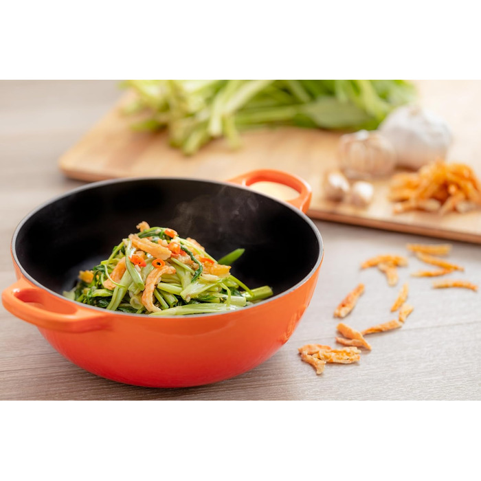 Набір для приготування бальті Le Creuset, чавун, 24 см, 2.7 л, колір - вогнищевий