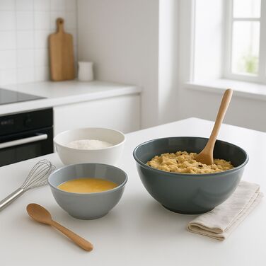 Набір з 6 місок для перемішування Relaxdays, пластик