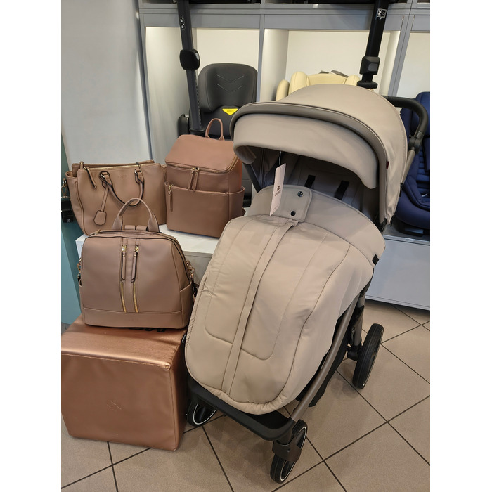 Дитячий прогулянковий візок Carrello Bravo SL Deluxe CRL-5520, колір Shale Beige