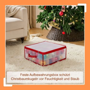 Коробка для зберігання новорічних кулі