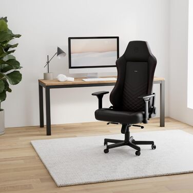 Noblechairs HERO - ігрове крісло, офісне крісло, крісло для роботи - PU-шкіра, чорно-червоне