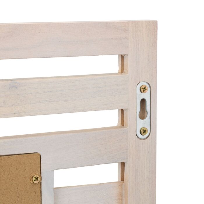 Дзеркало для ванної кімнати Relaxdays з поличкою у вінтажному білому кольорі