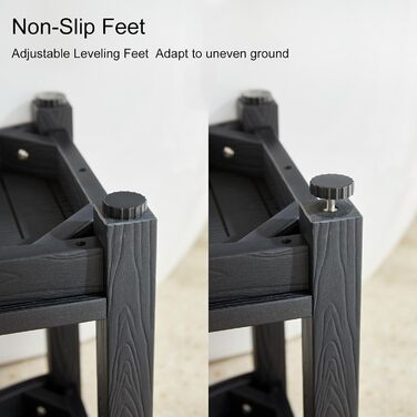 Крісло для душу Eck-Duschhocker, водонепроникне, з полівудного дерева, для ванної кімнати, стілець для душу, стілець для душу з регульованими ніжками, неслизький, білий (чорний)