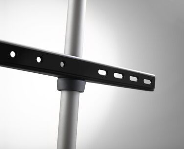 Універсальний штатив для телевізора One For All - 32-65'' LCD/LED/Plasma/OLED/QLED - поворотний 360°, регулювання висоти, VESA 400x400, стильний дизайн WM7472 Oak & Silber-Grau