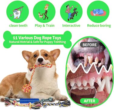 Іграшки для собак Tutengelctri різнокольорові 20 шт.