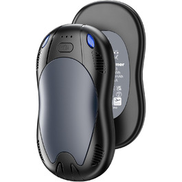 Електричні грілки для рук FANDLISS з магнітом, 10000mAh, 2 шт., з двостороннім нагрівом, USB, 3 режими, для активного відпочинку, подарунок