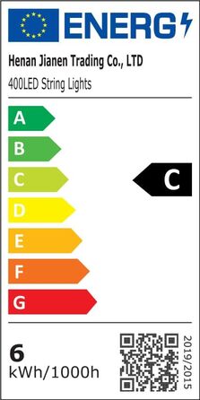 EASTERNSTAR Льодогенератор світлодіодна гірлянда мідний дріт 20м, 200 LED, EU штекер, 8 режимів, водонепроникна, для декору інтер'єру, екстер'єру, саду, вечірки, Різдва, освітлення, тепле біле світло