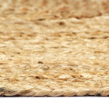 Килим ручної роботи з коротким ворсом для вітальні килим ручної роботи джутовий килим бігун спальня передпокій джут плетений природа 80x160cm 80x160cm