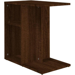 Журнальний столик з місцем для зберігання Журнальний столик Стіл для вітальні Журнальний столик Журнальний столик Стіл для чаю Стіл для вітальні 50x30x50см Інженерна деревина (коричневий дуб)