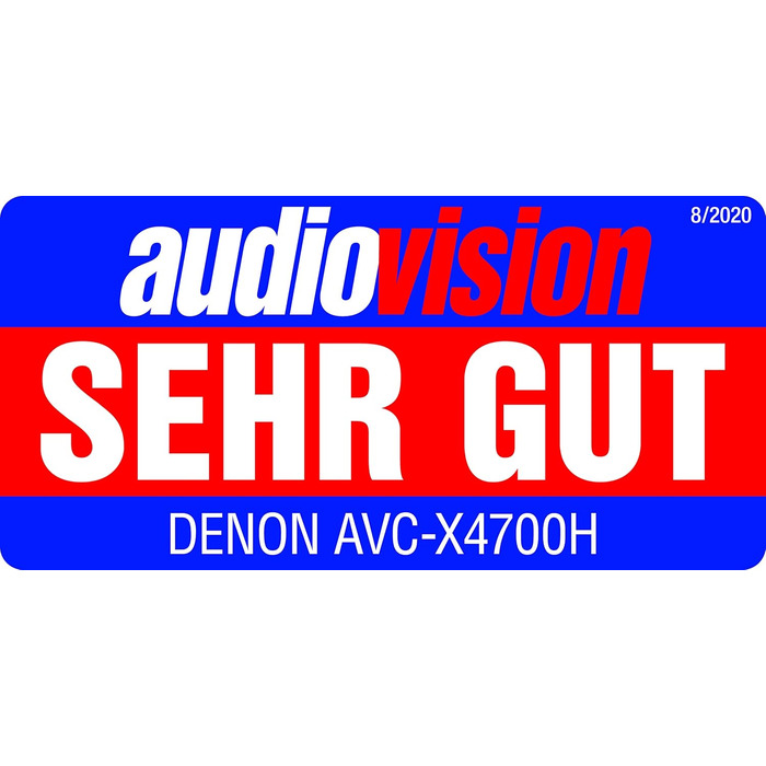 Канальний AV підсилювач Denon AVC-X4700H, 8K, Dolby Atmos, Alexa, HEOS, AirPlay 2, срібло, 9.2-