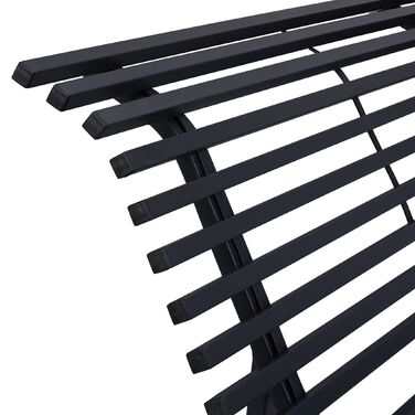 Лавка для саду Relaxdays, сталь, антрацит