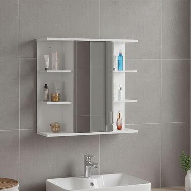 Дзеркальна шафа Relaxdays з 8 полицями