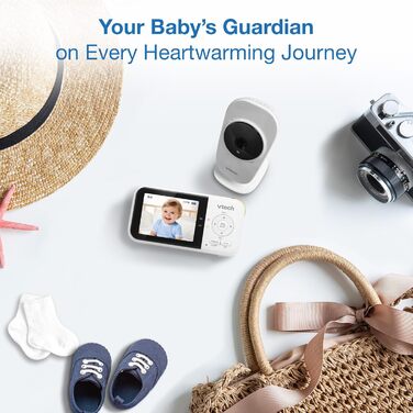 Відеоняня з камерою та монітором, акумулятор на 19 годин, радіус дії 305 м, автоматичний режим