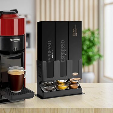 Організатор для капсул кави Nespresso Vertuo Line - RECAPS, тримач для 30 капсул, сталевий піддон