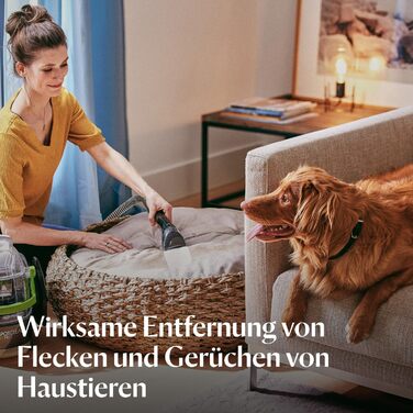 BISSELL SpotClean Pet Pro: портативний мийник для килимів та м'яких меблів для власників домашніх тварин. Потужний 750W, 15585 SpotClean PetPro