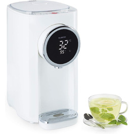 Klarstein Hot Spring Plus: Дозатор гарячої води, 5 л, LCD-дисплей, 45-95°C, нержавіюча сталь, захист від сухого кипіння та перегріву, блокування від дітей