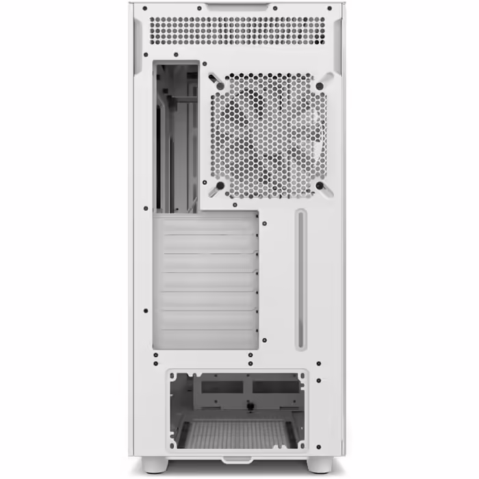 Ігровий корпус ATX Mid-Tower - USB-C - скляна бічна панель - водяне охолодження - білий, 7 -