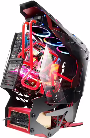 Ігровий корпус Antec Torque Midi-Tower чорний/червоний, алюмінієвий, підтримка ATX/EATX/ITX/Micro ATX