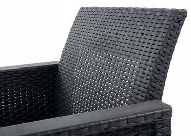 Комплект садових меблів Keter з пластику, сірий, 4 предмети