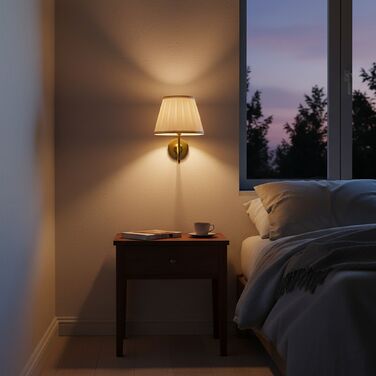 Relaxdays: Вуличний бра з абажуром з тканини