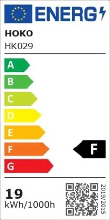 Дзеркало для ванної кімнати LED HOKO Design Turin овальне 45x75 см, чорний матовий каркас, сенсорне керування, зміна кольору світла (тепле/холодне/нейтральне)