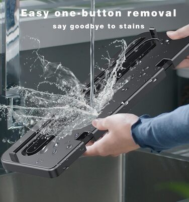 Вакууматор для продуктів ESoundvol 8-в-1 з LED-дисплеєм, вбудованим різаком та контролем температури, 10 пакетів у комплекті