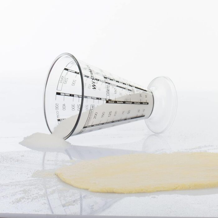 Набір для випічки Westmark Back-Set 4 шт. з мисками, вінчиком, мірним посудом та скребком/демідером, пластик, білий/червоний/прозорий