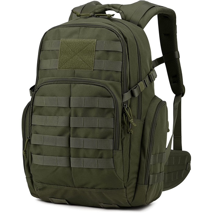 Чоловічий військовий рюкзак Mardingtop 25L / 28L / 40L для тактичного штурмового походу, подорожей на відкритому повітрі (40, 40L-військовий зелений)